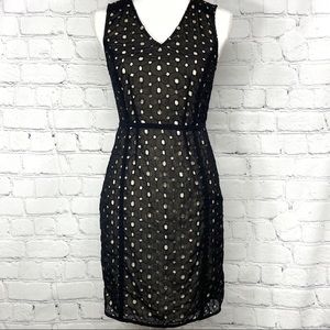 The Limited sleeveless overlay dress size 0